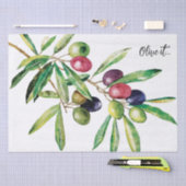 Waterverf Olive Branch Tissuepapier (Craft)