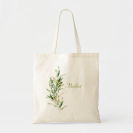 Waterverf Olive Branch Tote Bag