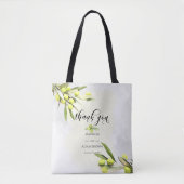 Waterverf Olive Branches Weddenschappen Bedankt Tote Bag (Voorkant)