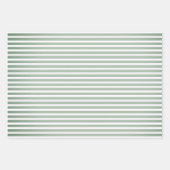 Waterverf Olive Green Gift wrappaper Inpakpapier Vel (Voorkant 2)