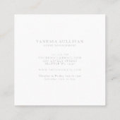 Waterverf Olive Leaves Greenery Visitekaartjes (Achterkant)