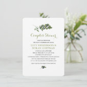 Waterverf Olive Orchard | Koelschoenen Kaart (Staand voorkant)