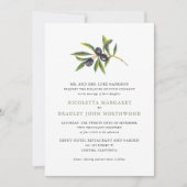 Waterverf Olive Orchard | Weddenschap Kaart (Voorkant)