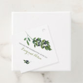 Waterverf Olive Orchard Wedding Bedankjes Labels (In situ)
