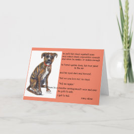 waterverf om Izzy en Mary Oliver te redden Kaart