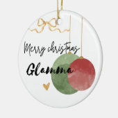 Waterverf oma keramisch ornament (Links)