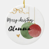 Waterverf oma keramisch ornament (Achterkant)