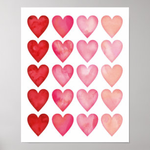 Waterverf Ombre draagt bij aan het afdrukken van p Poster