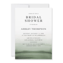 Waterverf Ombre Green Modern Vrijgezellenfeest