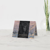 waterverf ombre oasis modern Afstudeerder aan de u Bedankkaart (Voorkant)