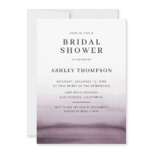 Waterverf ombre Paarse moderne studeerpartij in