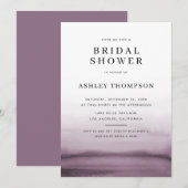 Waterverf ombre Paarse moderne studeerpartij in Kaart (Voorkant / Achterkant)