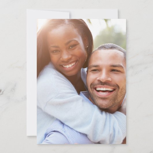 Waterverf Ombre Stripes Save the Date (Achterkant)