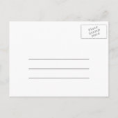 Waterverf Ombre Stripes Save the Date Briefkaart (Achterkant)