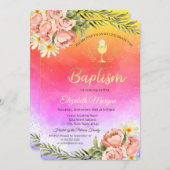 Waterverf Ombre verf splash doop Kaart (Voorkant / Achterkant)