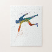 waterverf omheining legpuzzel (Verticaal)