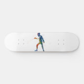 waterverf omheining persoonlijk skateboard (Horizontaal)
