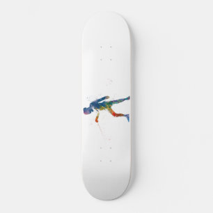 waterverf omheining persoonlijk skateboard