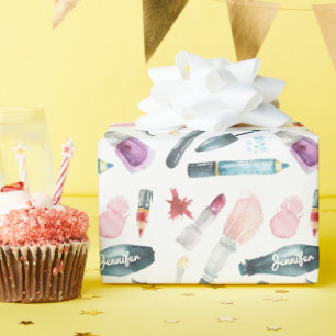 Waterverf omhoog cadeaupapier