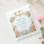 Waterverf onder het Baby shower van het Zee Bedankzakje (Gezegeld)