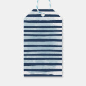 Waterverf onder het Baby shower van het Zee Cadeaulabel (Achterkant)