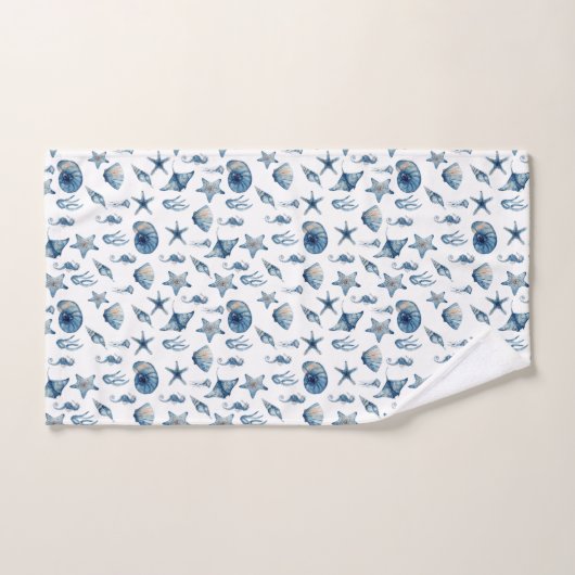 Waterverf onder het Zee Bad Handdoek (Handdoek)