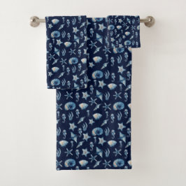 Waterverf onder het Zee Bad Handdoek