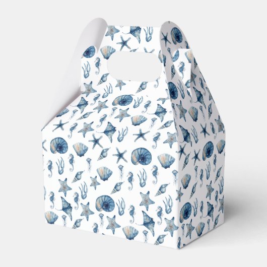 Waterverf onder het Zee Bedankdoosjes (Voorkant Zijde)