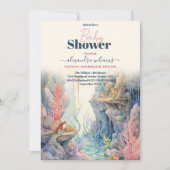 Waterverf Onder het Zee Creatures Baby shower Kaart (Voorkant)