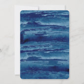 Waterverf onder het Zee Jongen tweede verjaardag Kaart (Achterkant)