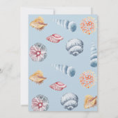 Waterverf Onder het Zee kinderen verjaardag Kaart (Achterkant)