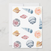 Waterverf Onder het Zee kinderen verjaardag Kaart (Achterkant)