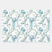 Waterverf Onder het Zee Kwal Gift Wrap Paper (Voorkant)