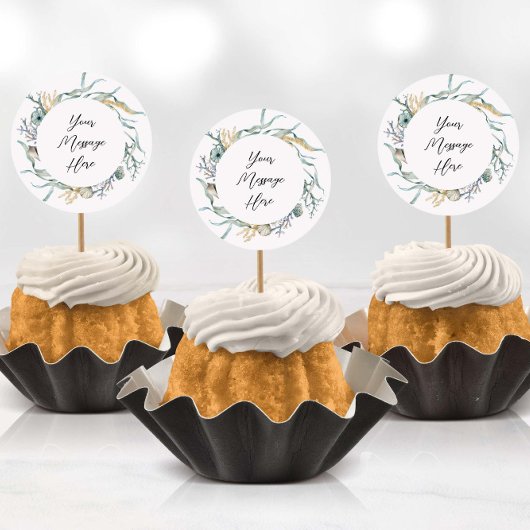 Waterverf Onder het Zee Kwallen Stickers