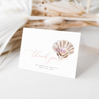 Waterverf onder het Zee Little Pearl Baby shower