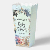 Waterverf onder het zee Neutraal Baby shower Bedankdoosjes (Voorkant)