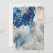 Waterverf onder het Zee "Oh Baby" Baby shower Kaart (Achterkant)