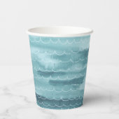 Waterverf Onder het Zee Paper Cups Papieren Bekers (Achterkant)