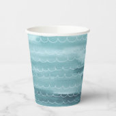 Waterverf Onder het Zee Paper Cups Papieren Bekers (Links)