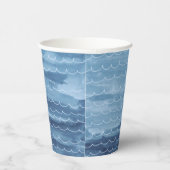 Waterverf Onder het Zee Paper Cups Papieren Bekers (Rechts)
