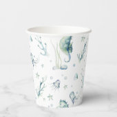 Waterverf Onder het Zee Paper Cups Papieren Bekers (Achterkant)