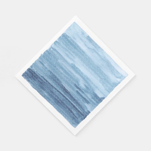 Waterverf Onder het Zee Papieren servetten (Hoek)