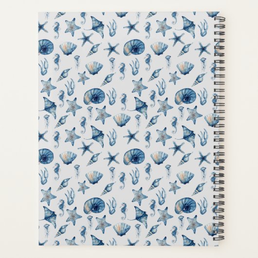 Waterverf onder het Zee Planner (Achterkant)