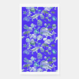 Waterverf onder het Zee Servet