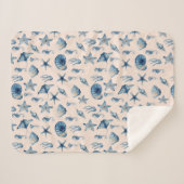 Waterverf onder het Zee Sherpa Deken (Voorkant (horizontaal))