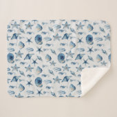 Waterverf onder het Zee Sherpa Deken (Voorkant (horizontaal))