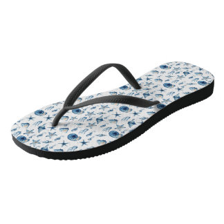 Waterverf onder het Zee Teenslippers
