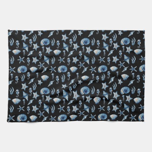 Waterverf onder het Zee Theedoek (Horizontaal)