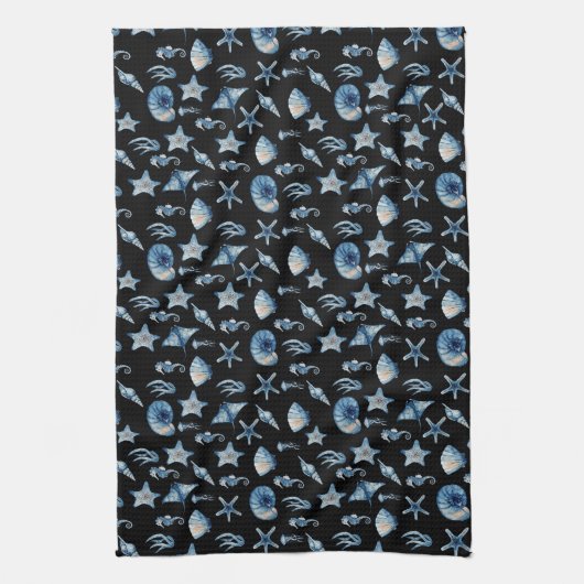 Waterverf onder het Zee Theedoek (Verticaal)