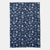 Waterverf onder het Zee Theedoek (Verticaal)